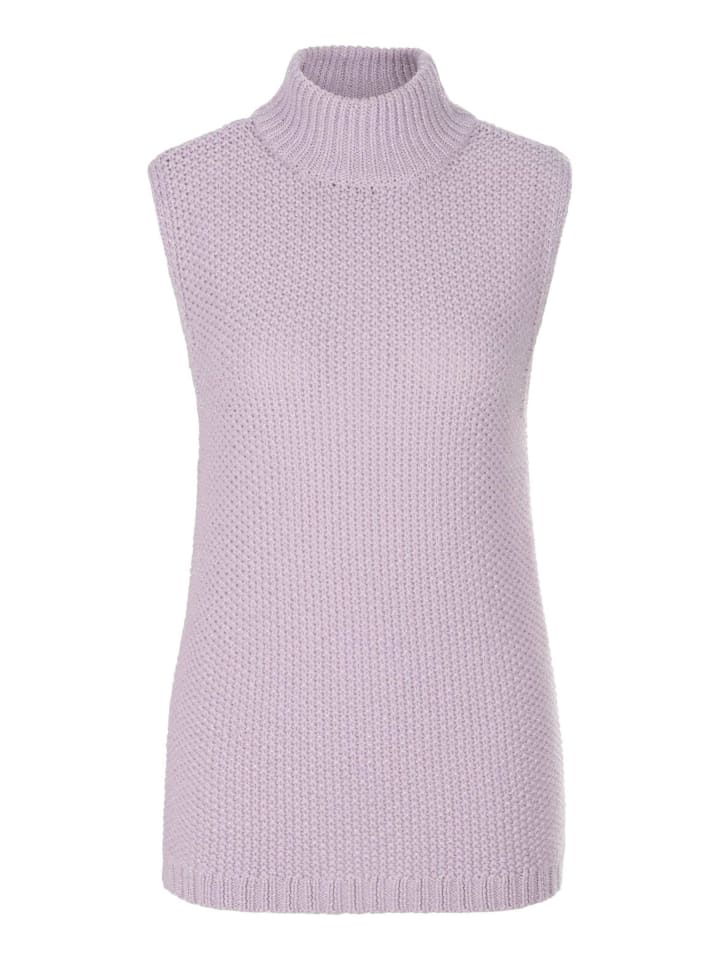 

MADELEINE Жилет с узором в виде рисовых зерен и глянцевым эффектом светло-аметистового цвета