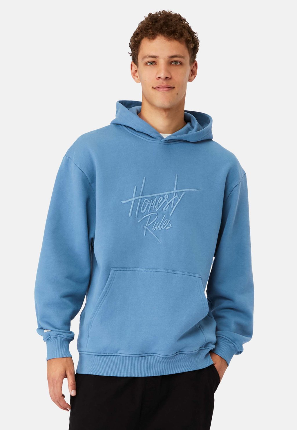 

Толстовка SIGNATURE - Hoodie Honesty Rules, светло-голубой