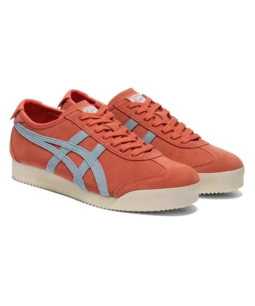 Унисекс кроссовки MEXICO 66 PF из натуральной кожи Onitsuka Tiger красные — фото 2