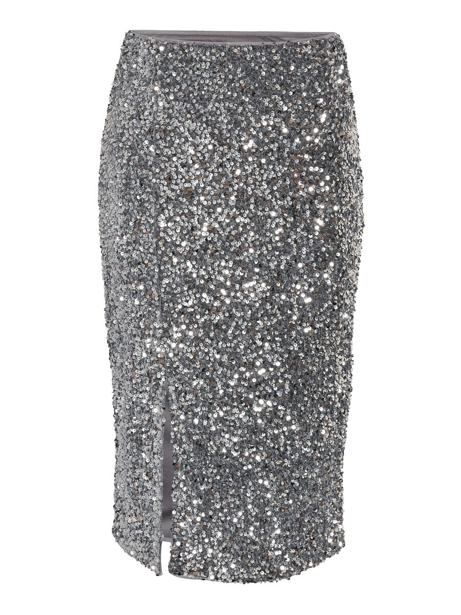

Юбка миди Noisy may Skirt NMMIA, серебряный