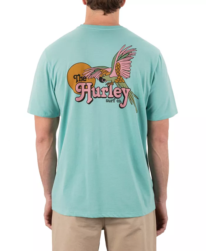 

Мужская футболка с коротким рукавом Macaw Hurley, зеленый