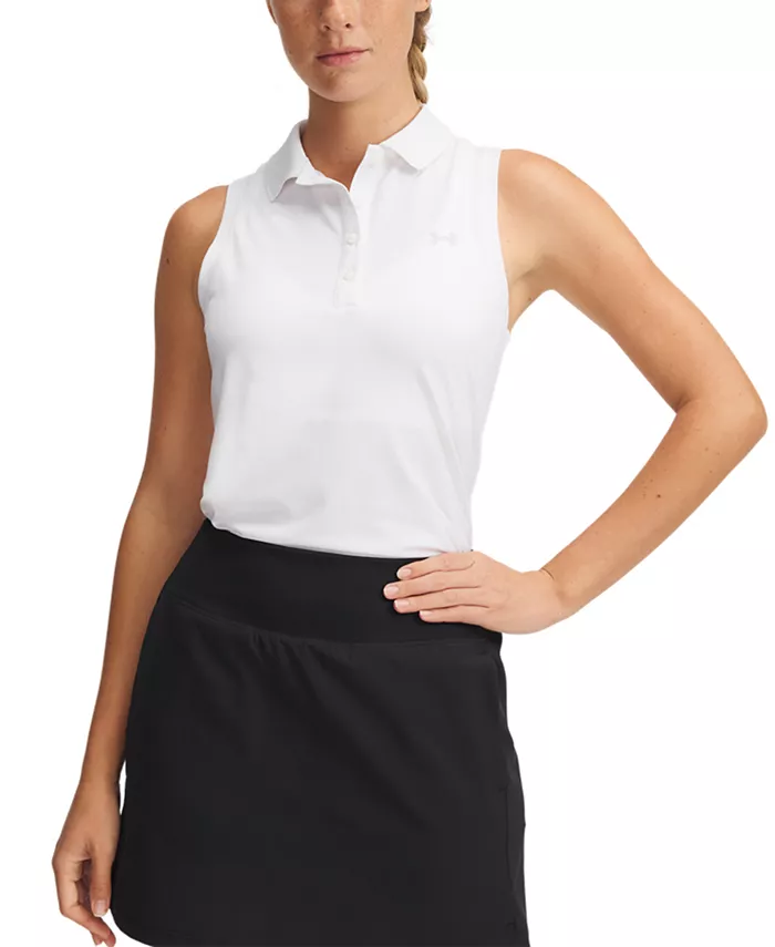 

Женская рубашка-поло без рукавов UA Active Golf Polo Under Armour, белый