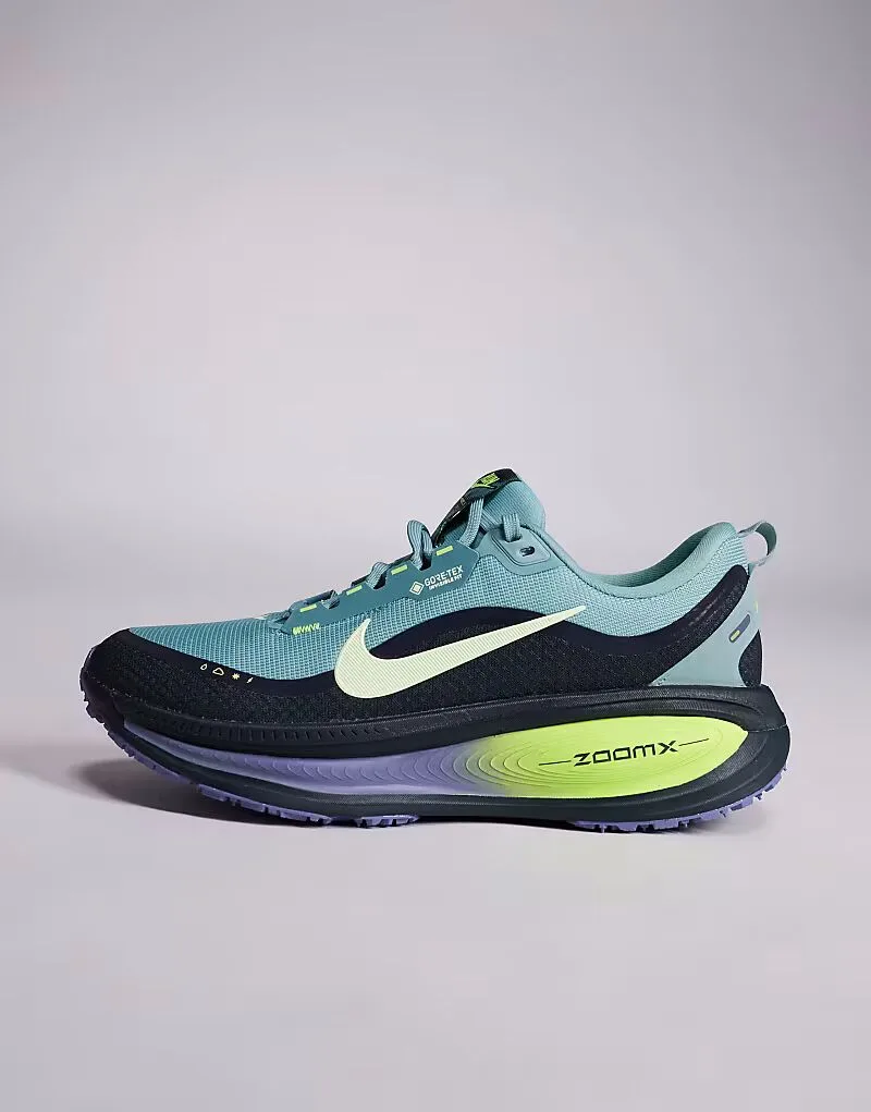 Кроссовки Nike Running Vomero 18 GORE-TEX зеленого цвета — фото 2