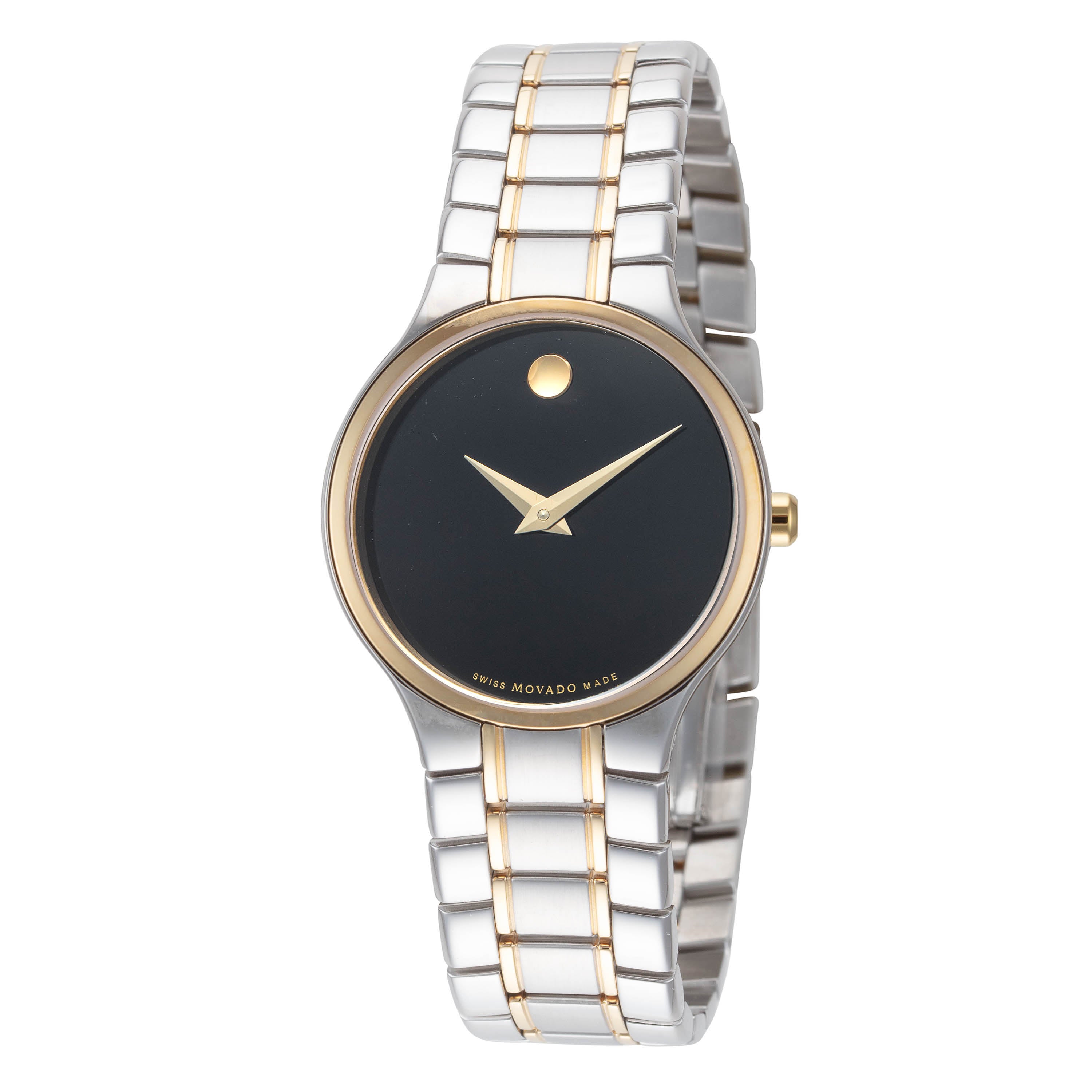 

Женские кварцевые часы Movado Serio 26 мм Movado, серебряный/золотой