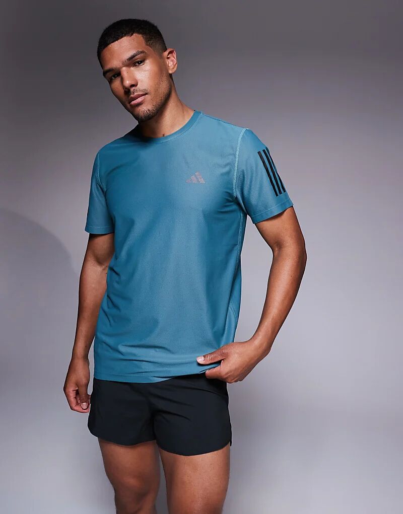 

Футболка adidas Running Own The Run в бирюзовом цвете Adidas Performance