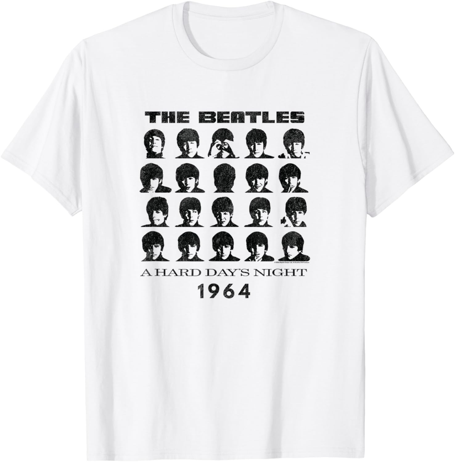 

Футболка The Beatles - Hard Days Night 1964, белая