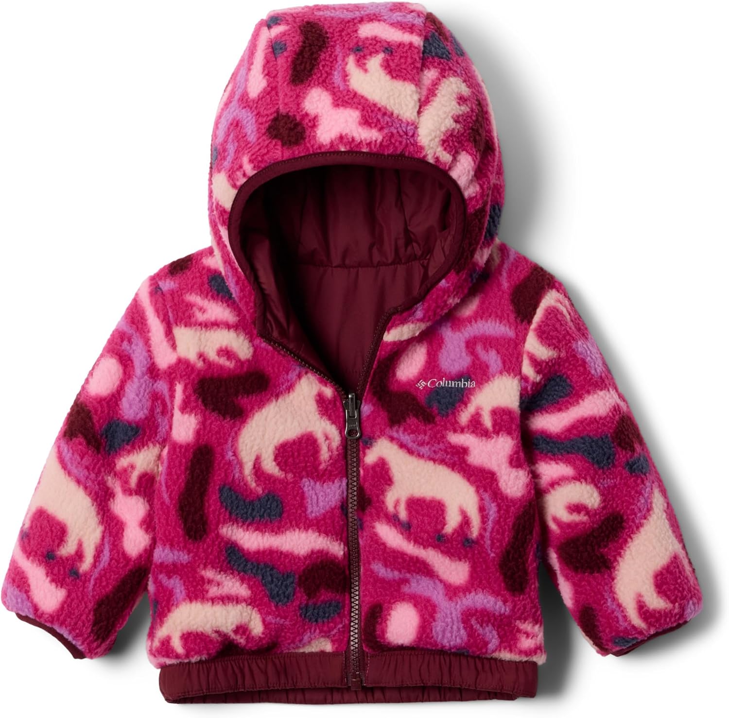 Columbia Unisex Baby Double Trouble III куртка, Rich Wine/Pink Ice Uniflauge — фото 3