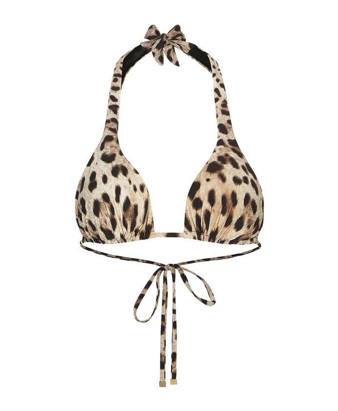 

Бикини-Топ с подкладкой в форме треугольника Dolce & Gabbana, мультиколор