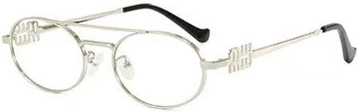 

Мужские солнцезащитные очки в стиле ретро панк, разноцветная круглая металлическая оправа, женские модные солнцезащитные очки с защитой от УФ-излучения UV400 KTUCN, Silvery