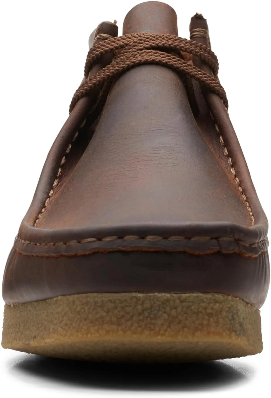 Мужские ботинки Clarks Shacre Chukka, кожаные с отделкой в русском стиле — фото 4