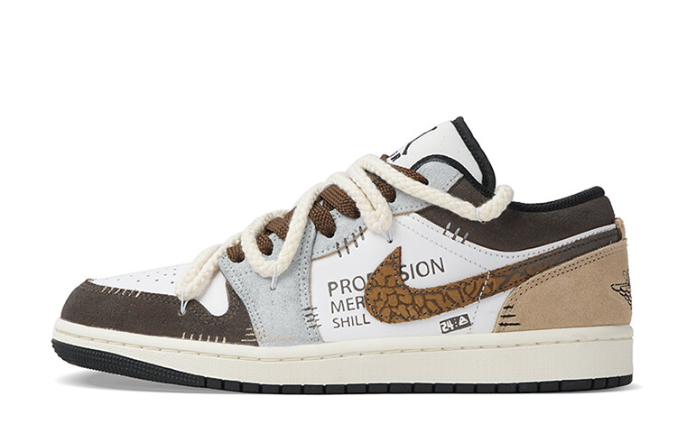 

Jordan Air Jordan 1 винтажные баскетбольные кроссовки женские, Brown Coffee