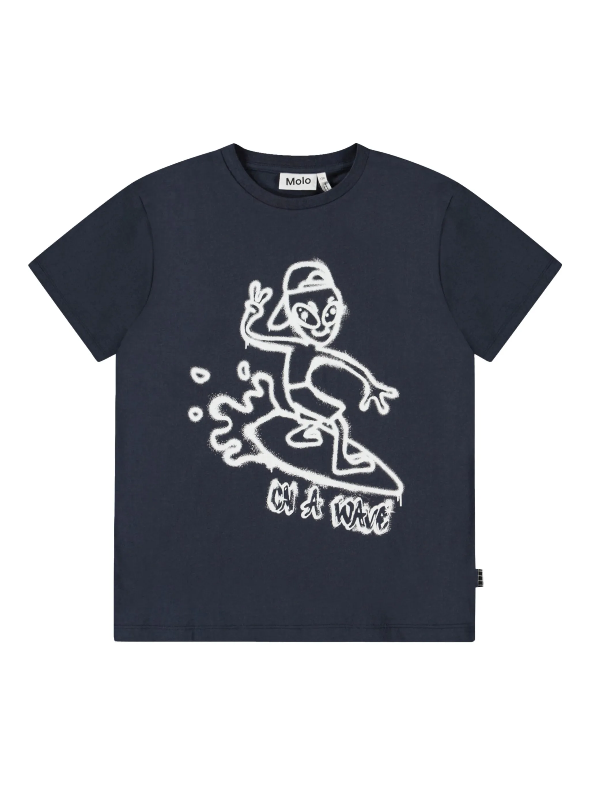 

Футболка с графичным принтом Molo, синий