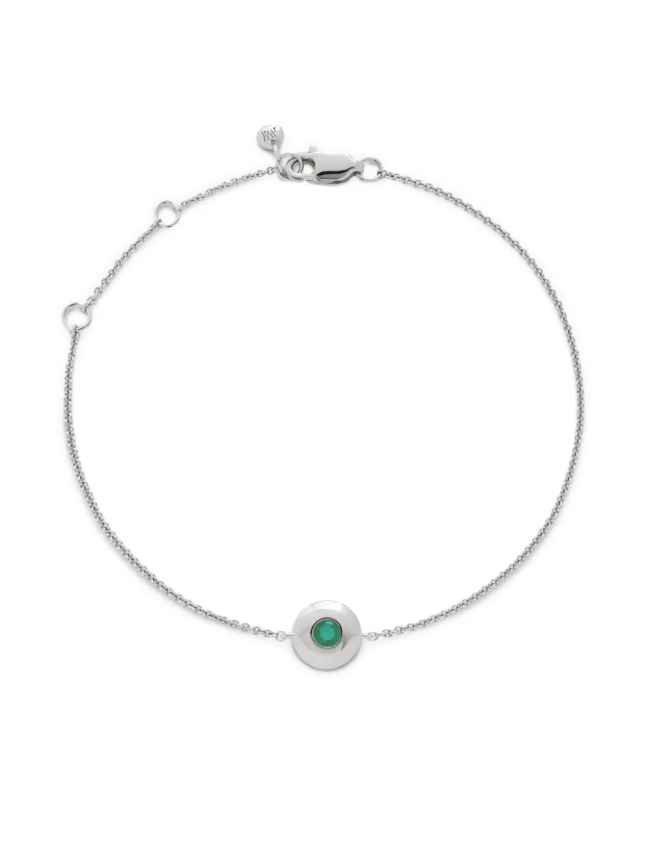 

Monica Vinader браслет May Birthstone, серебряный