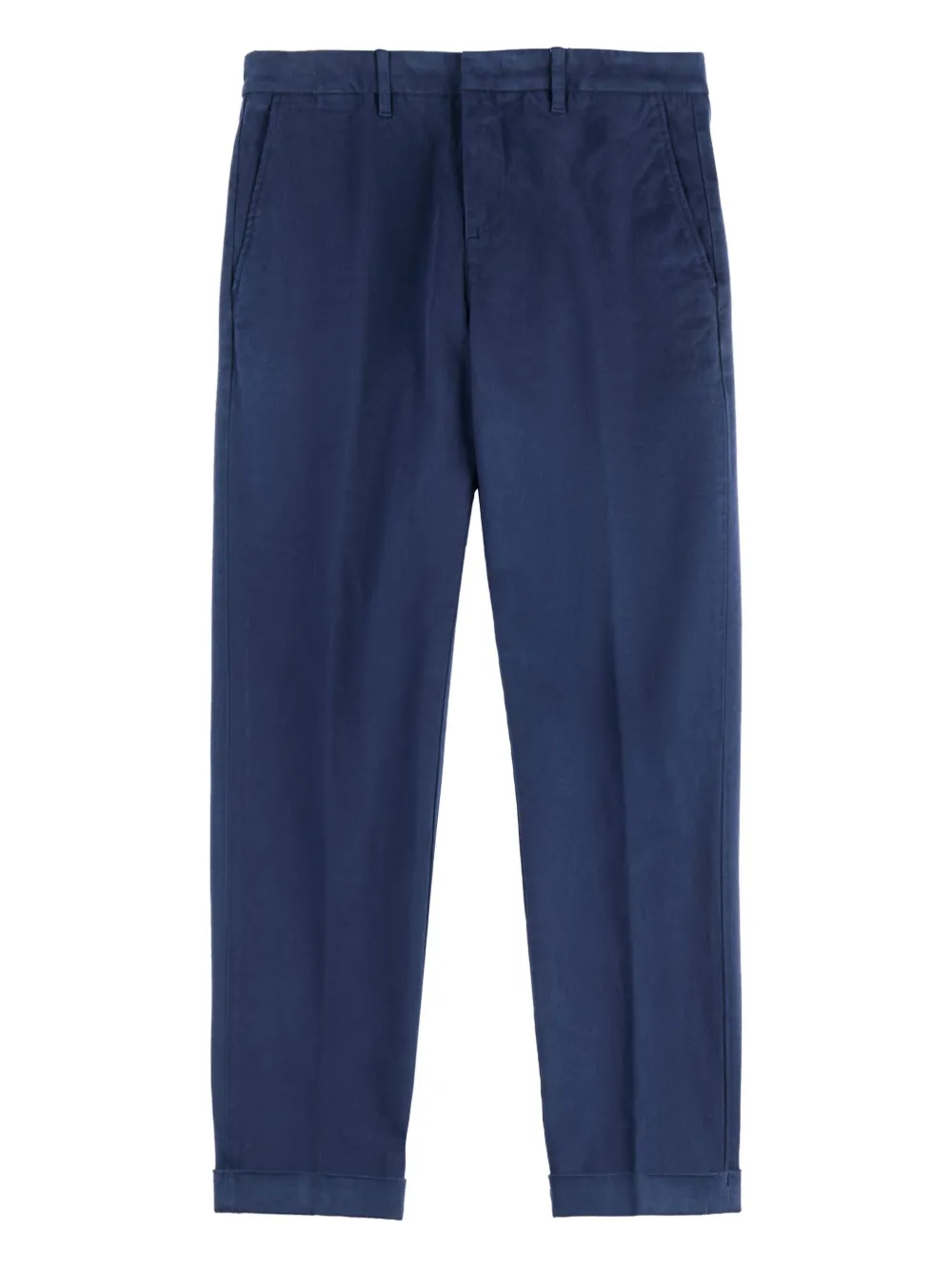 

Узкие брюки строгого кроя Fay, синий