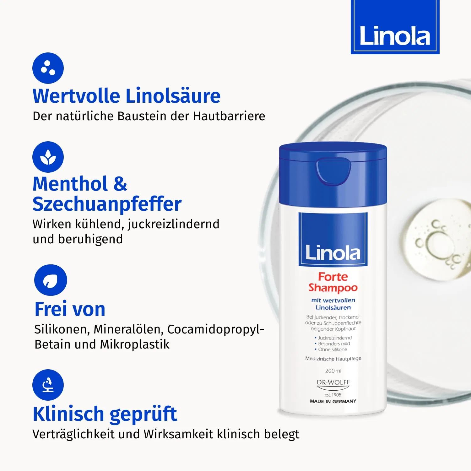 Набор для ухода за кожей головы Linola Forte Linola — фото 4