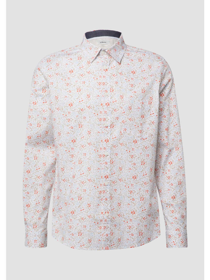 

s.Oliver Рубашка 34A1_кораллово-красная