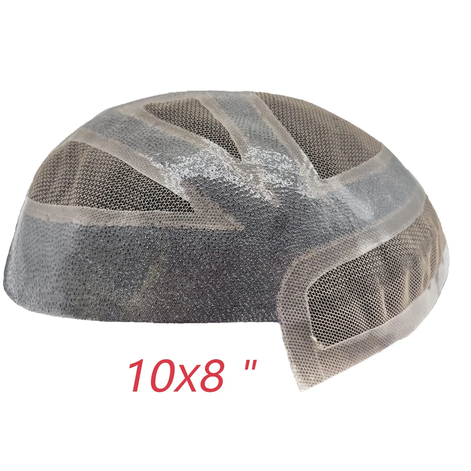 Мужской парик-накладка NLW Real Hair Toupee из натуральных европейских волос N.L.W., #1B 10*8 — фото 2