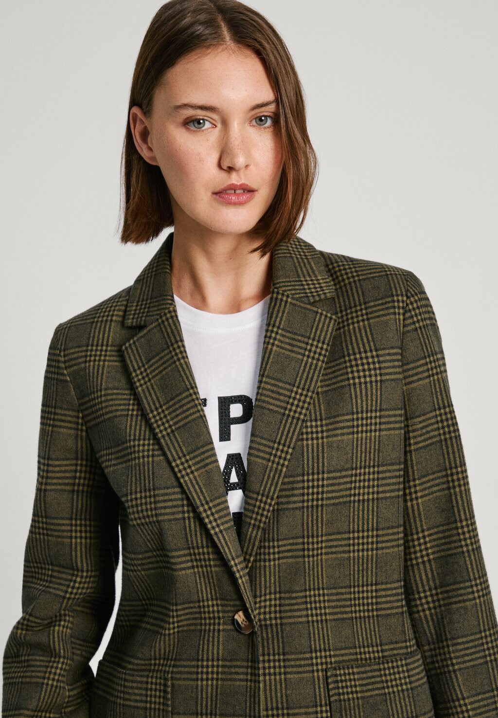 

Блейзер DAISY Pepe Jeans, оливковый