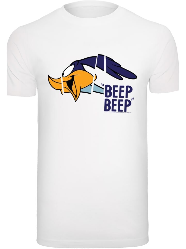 

Футболка F4NT4STIC Looney Tunes Roadrunner Beep Beep, белый