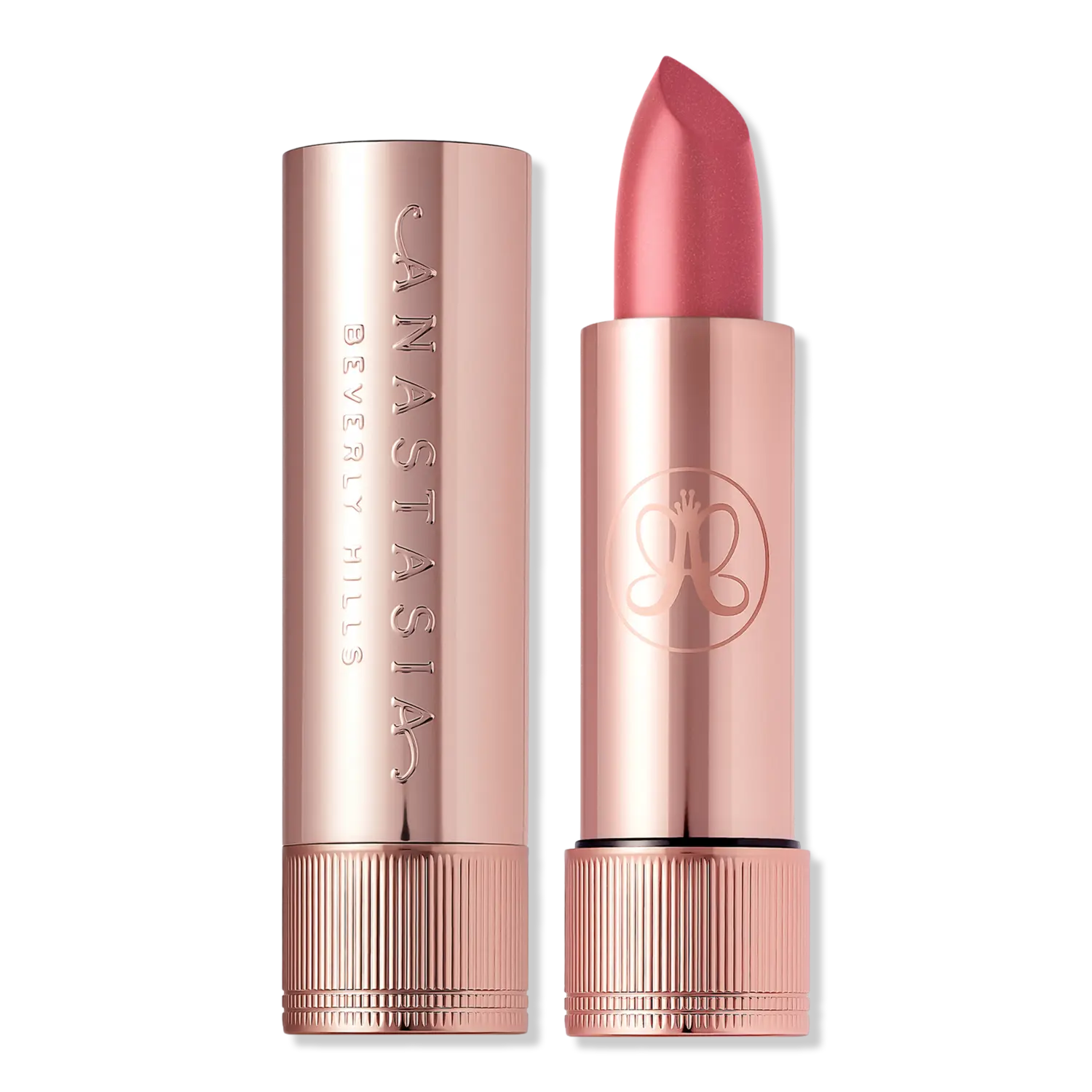 

Матовая и сатиновая бархатная помада с высокой пигментацией Anastasia Beverly Hills, Rose Dream (satin)
