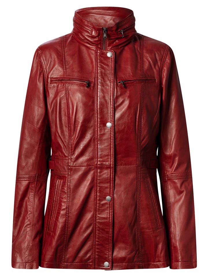 

Кожаная куртка CBL, цвет dunkelrot