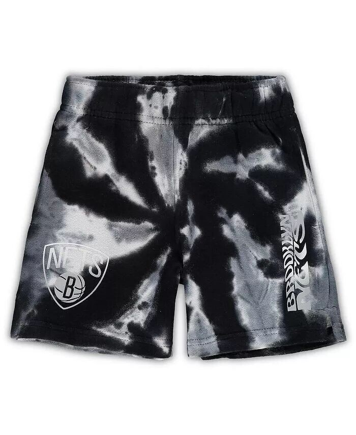 

Бело-черные шорты Brooklyn Nets Santa Monica для малышей Outerstuff