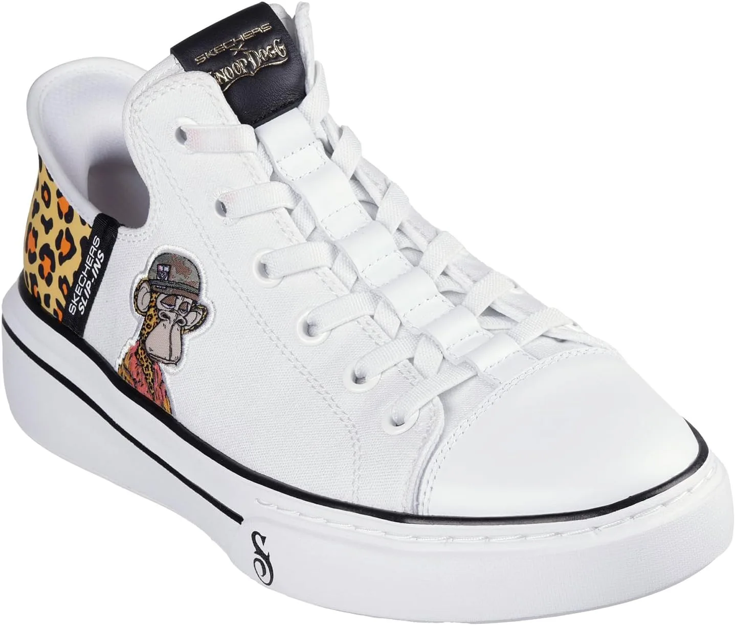 Мужские слипоны Skechers Snoop Dogg Snoop One Bombay 251049 WHT, белый