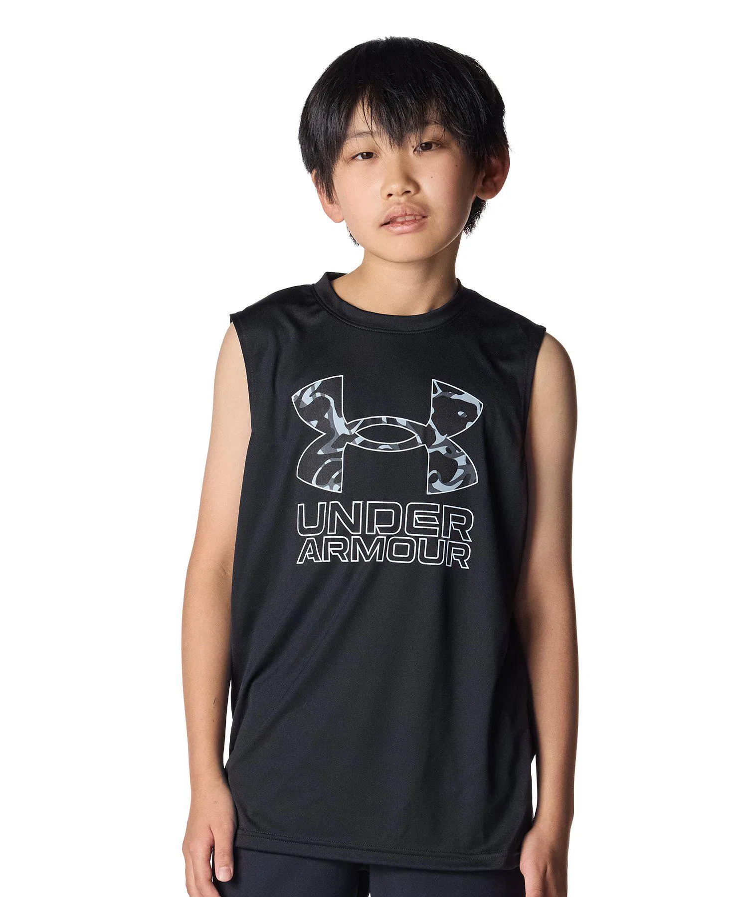 Майка UA Tech Hybrid Print Tank Top (для тренировок/детская)