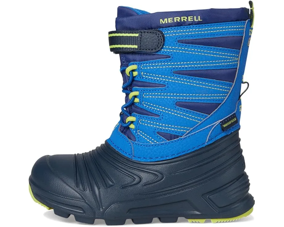 Ботинки Merrell Kids Snow Quest Lite 3.0 Junior Waterproof (Toddler), Blue/Green — фото 4