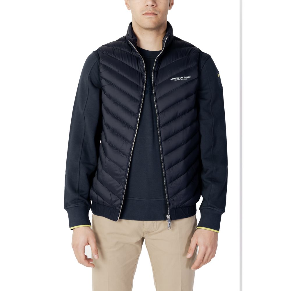 

Синяя куртка из полиэстера Armani Exchange