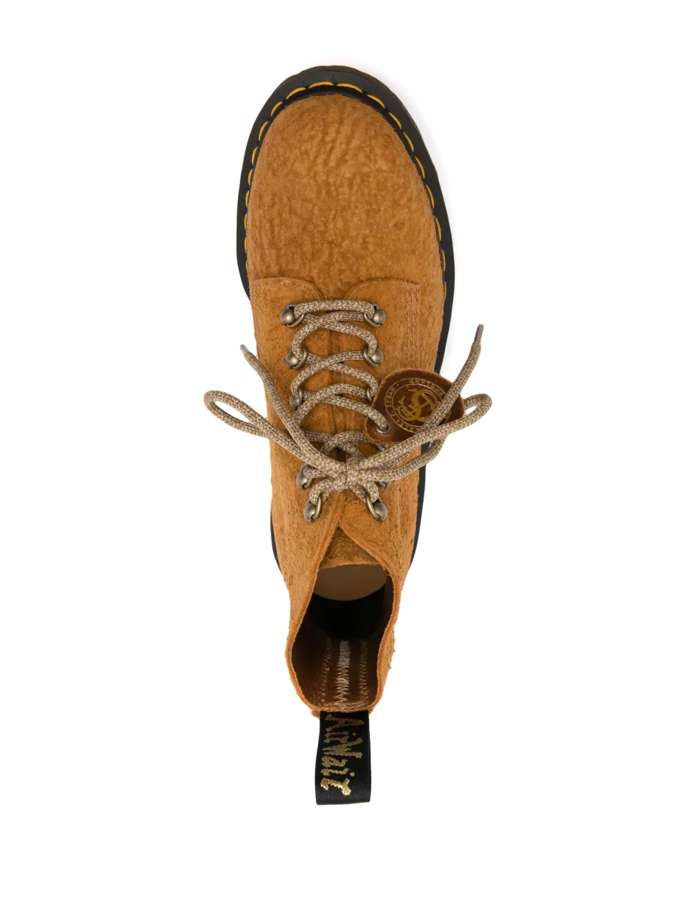 Мужские ботинки Dr. Martens 101 из ворсистой замши, оранжевый — фото 4