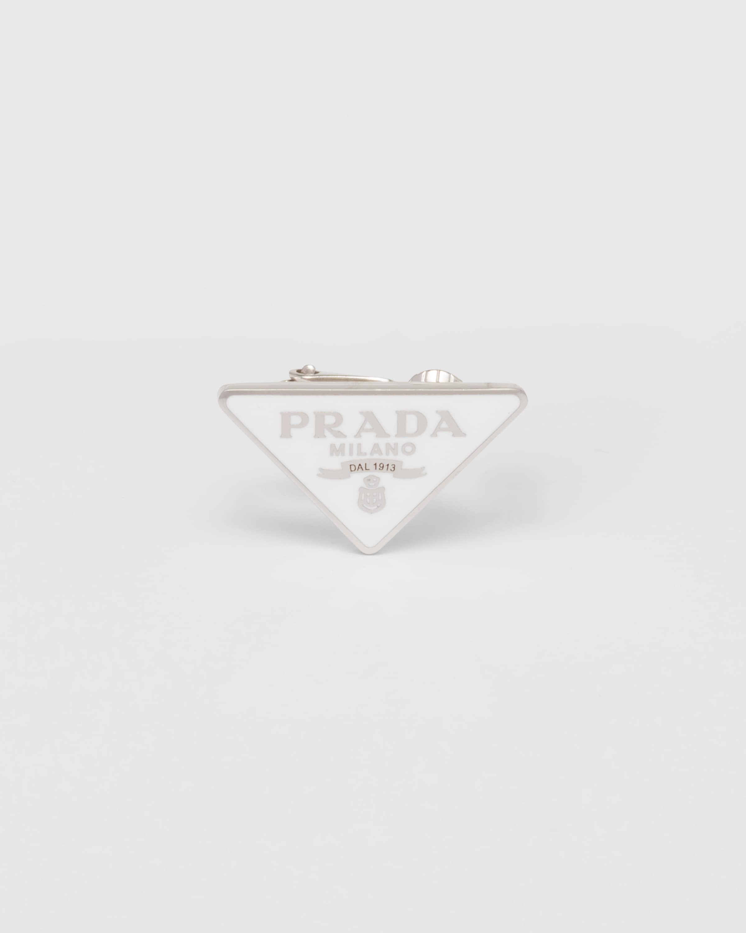 

Серьга-кафф на правое ухо Prada Symbole, белый