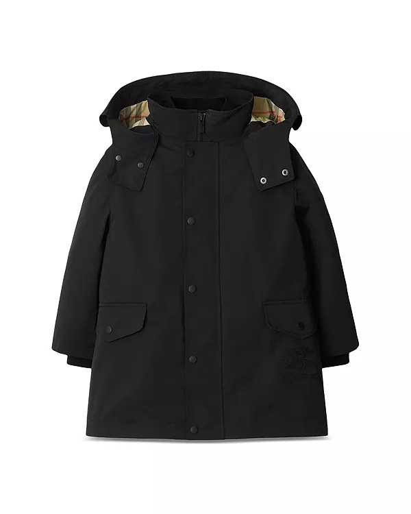 Парка для мальчиков - для малышей и для взрослых Burberry, черный — фото 3