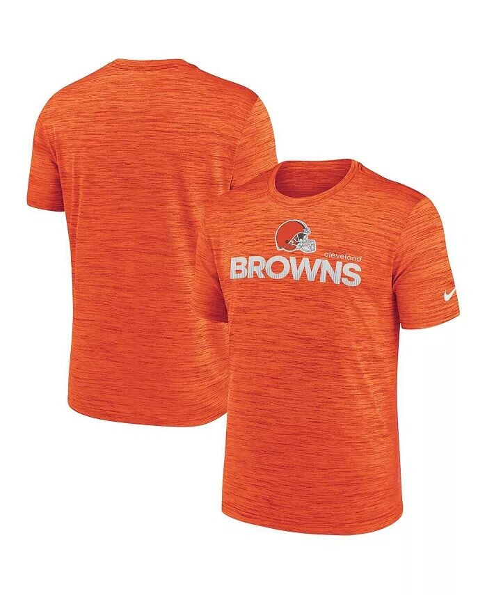 

Мужская оранжевая футболка Cleveland Browns Blitz Velocity Modern Performance Nike