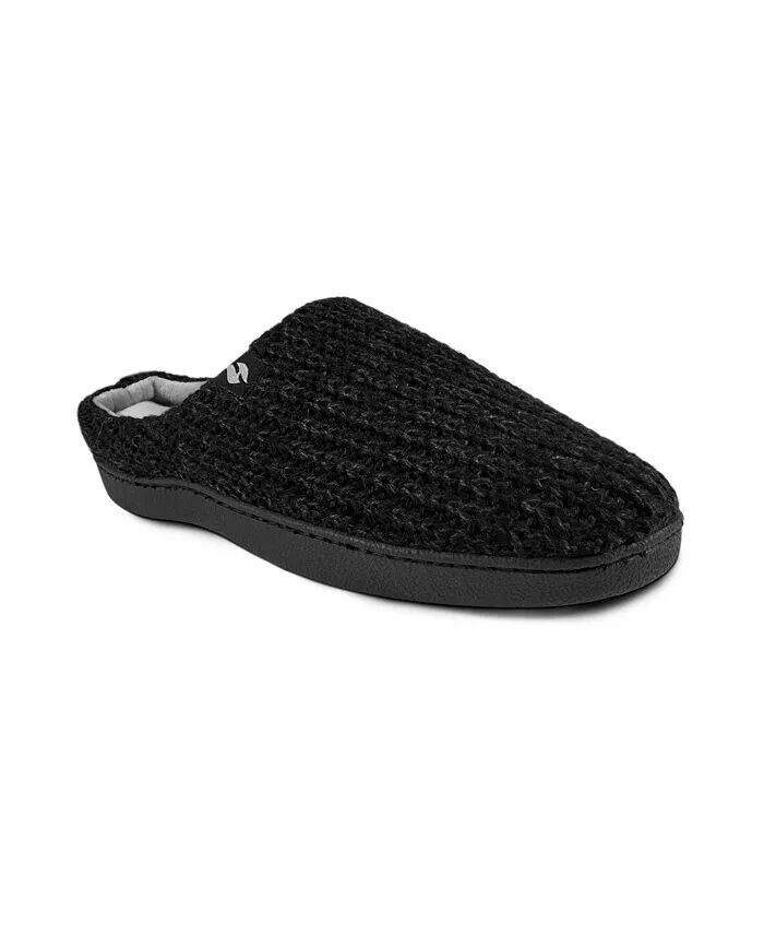 

Мужские тапочки Asher Rib Knit Scuff Heat Holders, черный