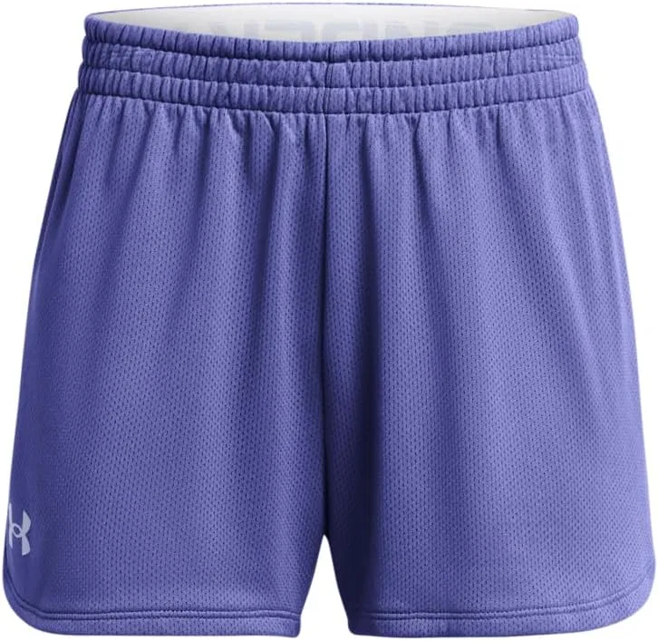 Шорты Under Armour Girls' Play Up Mesh Shorts, (561) Starlight//Celeste