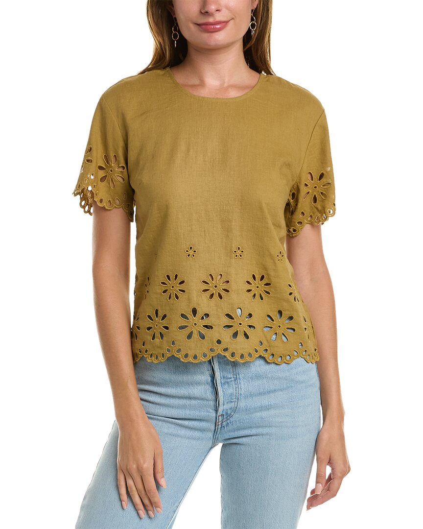 

Топ Madewell Creddo из льняной смеси