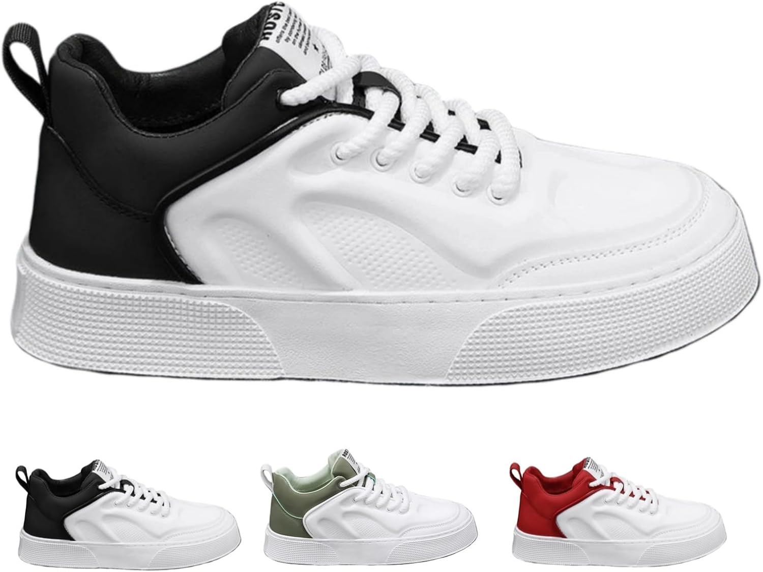 

Мужские и женские повседневные кроссовки на платформе, низкие, удобные, легкие, модные Y2K, спортивные, скейтбордические Macefil, черный