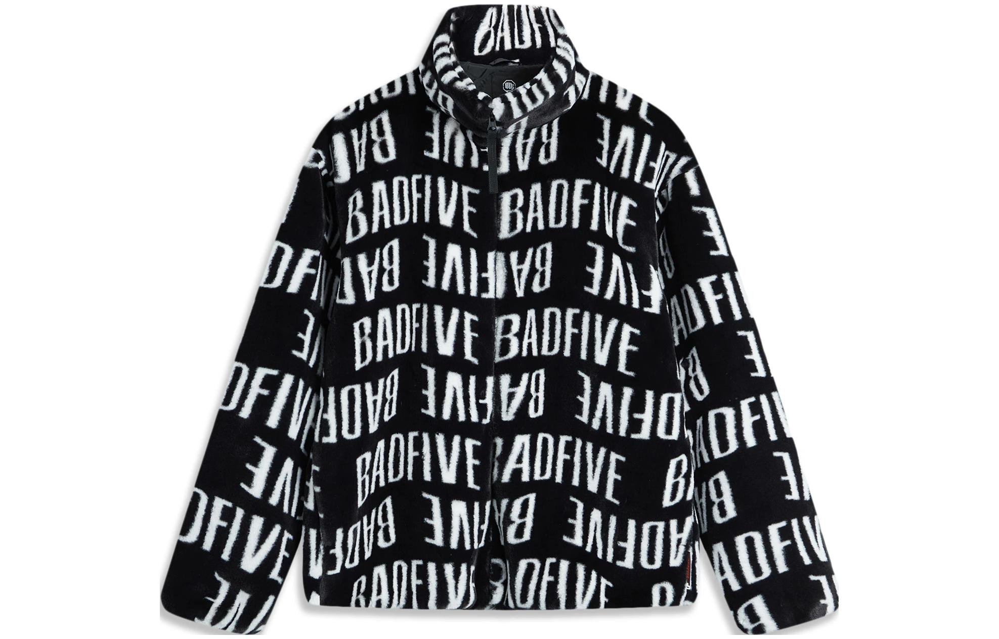

LINING Бархатное пальто мужское с полной печатью, Black All over Print