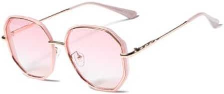 

2027 Большие многоугольные солнцезащитные очки для женщин, модные винтажные солнцезащитные очки с защитой от УФ-излучения okulary przeciwsloneczne damskie MTZJH, C5 Pink