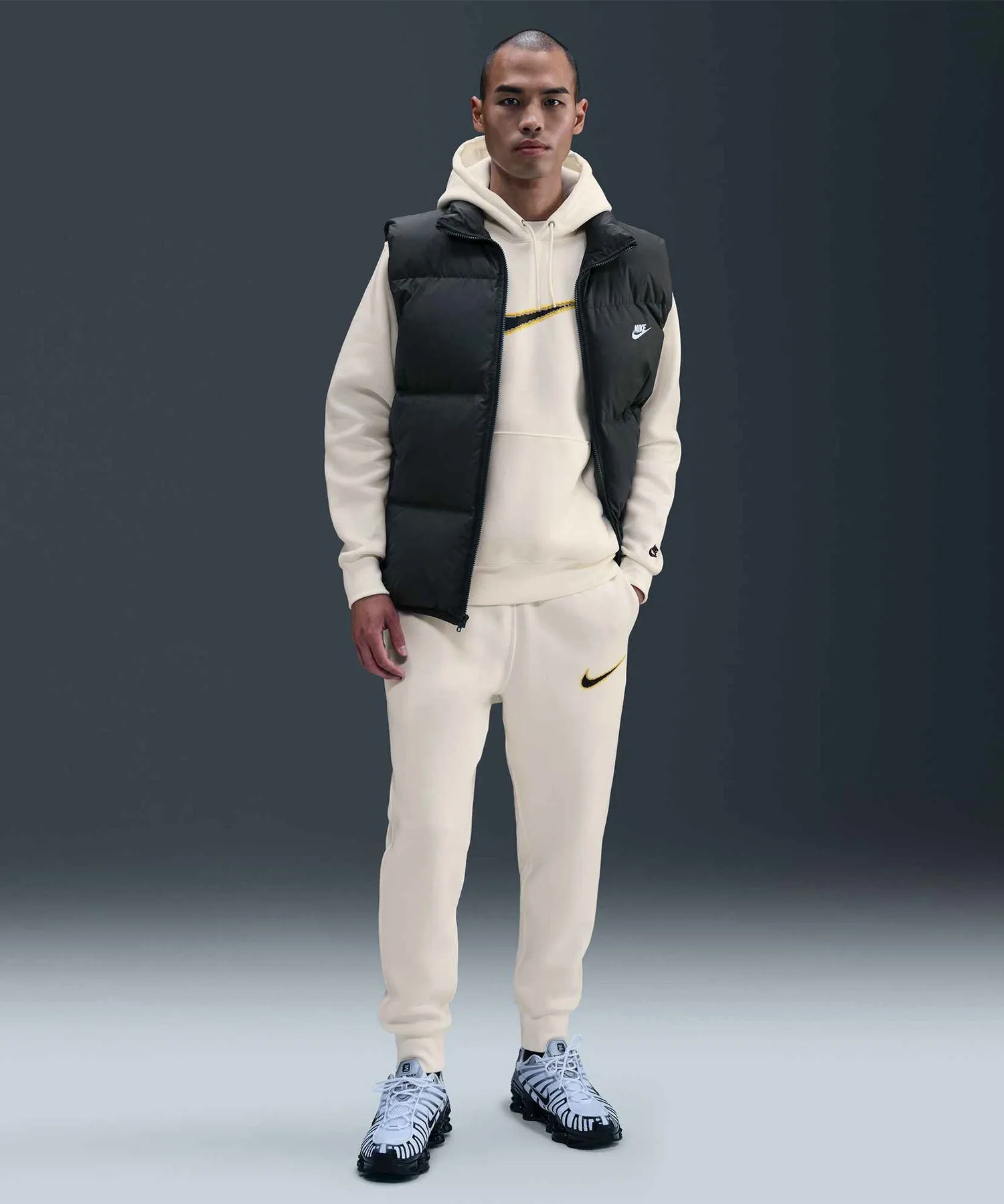 Мужские и женские спортивные брюки из флиса NIKE AS M NK CLUB BB JGGR NEO темно-серые — фото 4