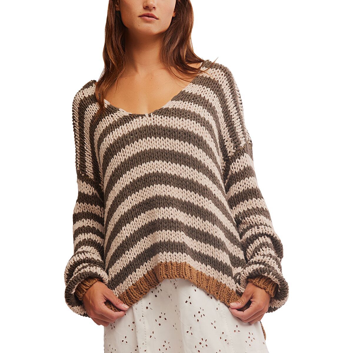 

Портленд пуловер Free People, синий