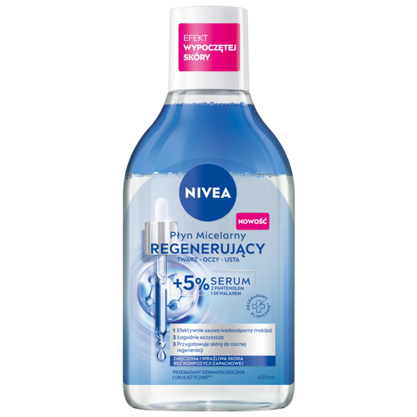 

Регенерирующая мицеллярная жидкость с 5% сывороткой, 400 мл Nivea