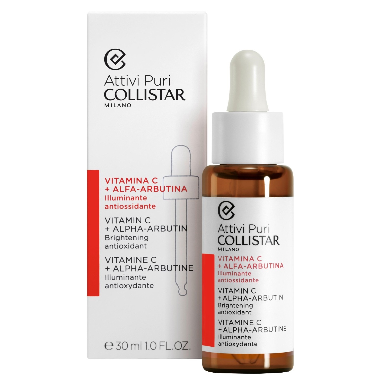 Сыворотка Collistar — Для лица attivi puri vitamin c + alpha-arbutin , объем, 30 мл — фото 2