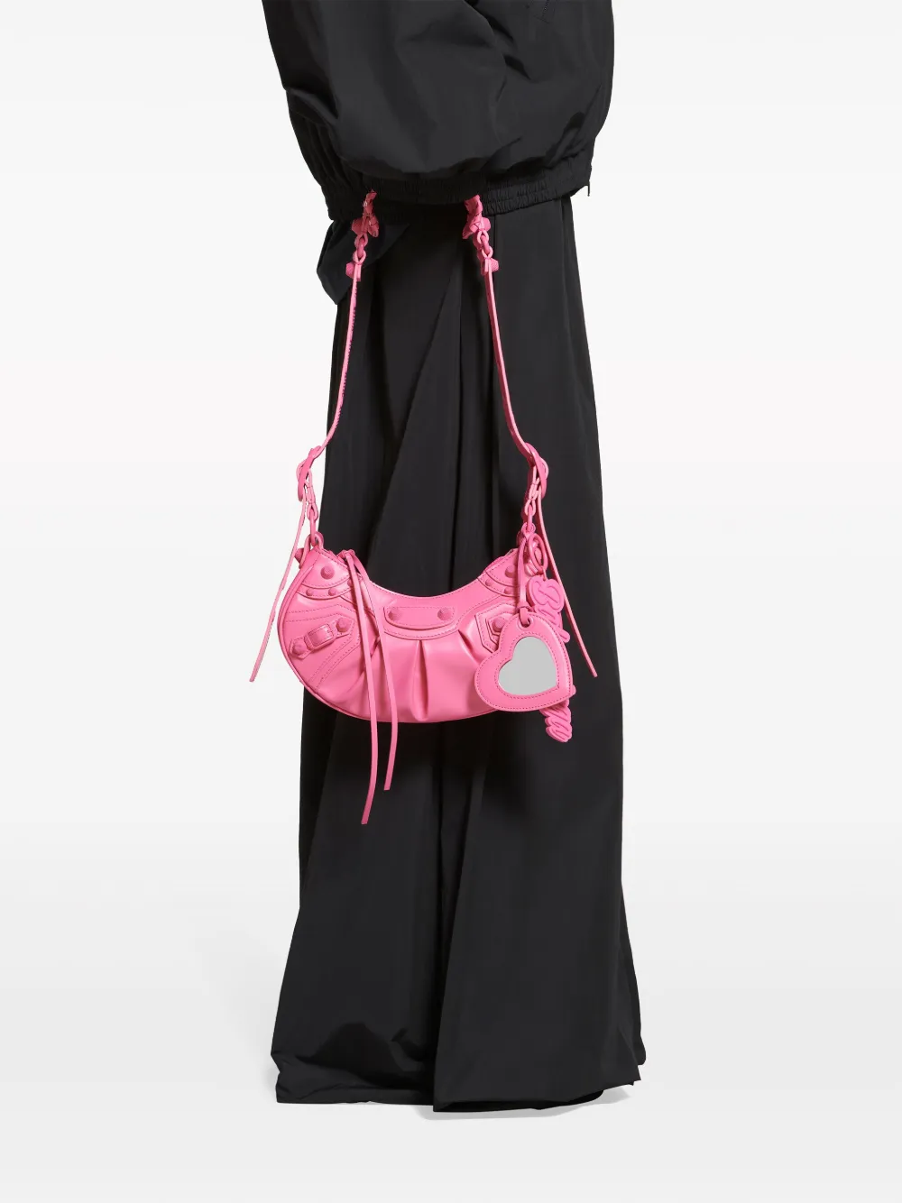Сумка на плечо Le Cagole XS BALENCIAGA, розовый — фото 4