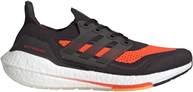 Мужские кроссовки Adidas Ultraboost-21, черный/красный — фото 2
