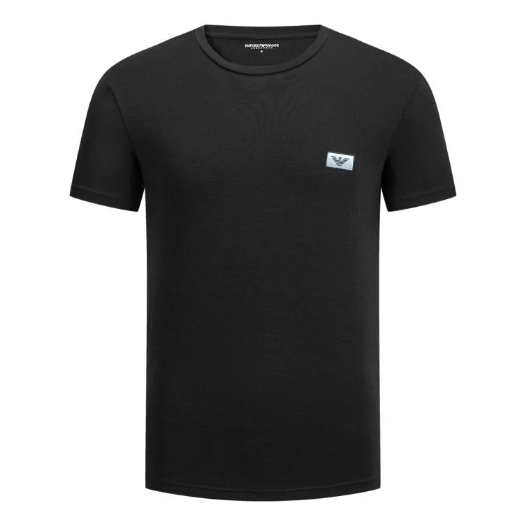 EMPORIO ARMANI Футболка мужская Black Crew Neck Moderate Straight Fit