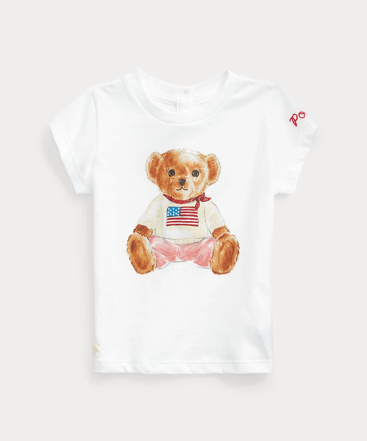 Детская футболка Polo Ralph Lauren с принтом медведя