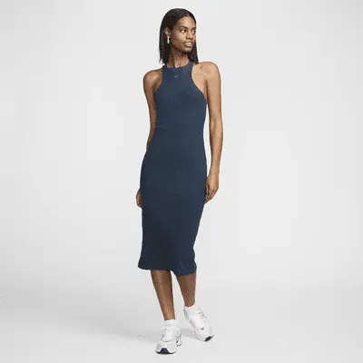 

Платье Nike Sportswear Chill Rib, цвет Armory Navy/Armory Navy