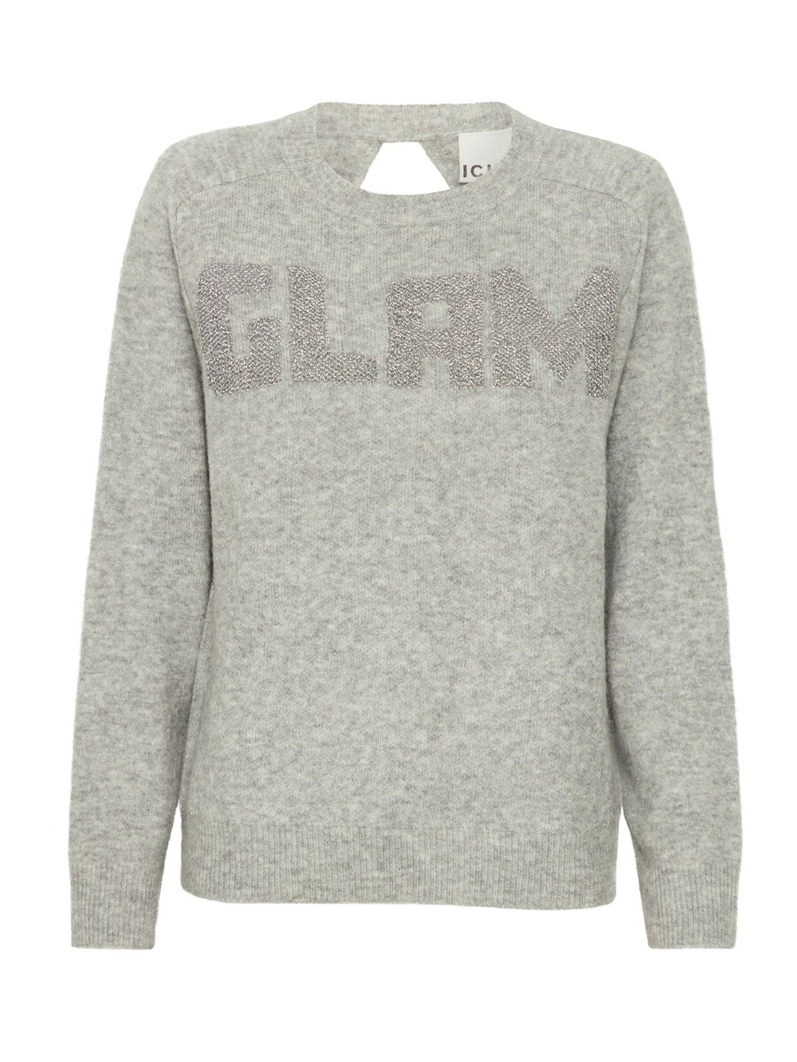 

Свитер ICHI MACON LS8, цвет Grey/mottled grey